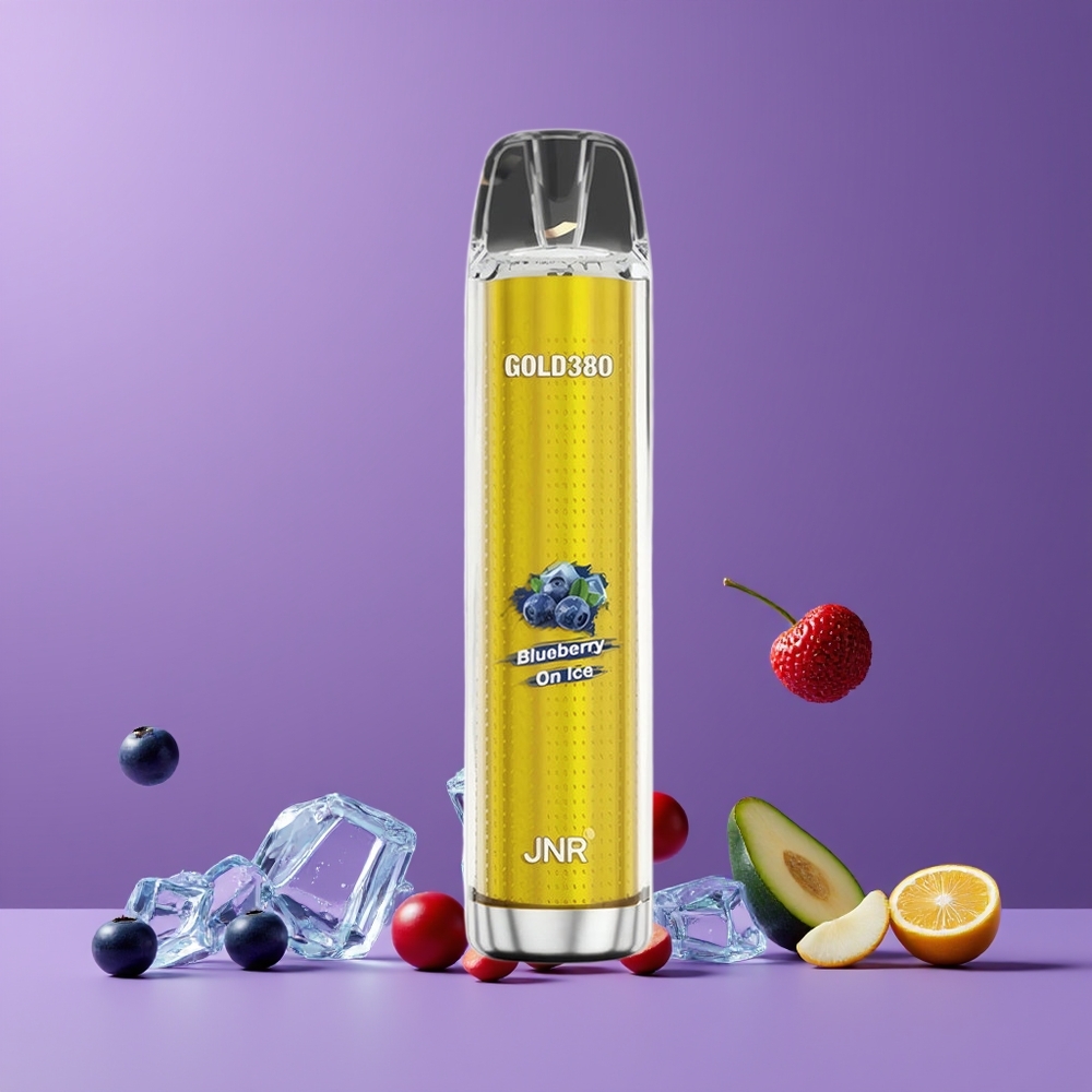 Myrtille Sur Glace JNR Glod380 6000 Puffs Belgique Grossiste 1500mAh 13ml