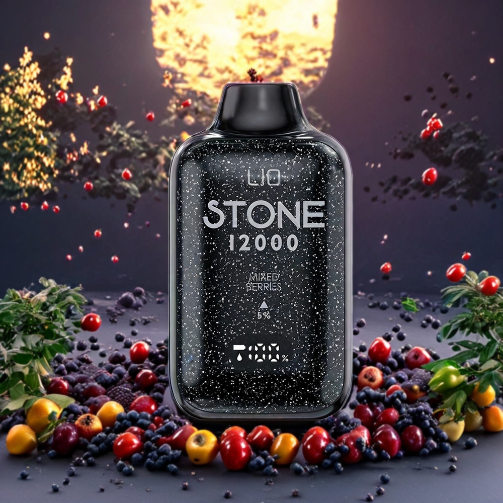 Mélange de Baies LIO Stone 12000 Puffs 18ML Belgique Grossiste 550mAh Type-C