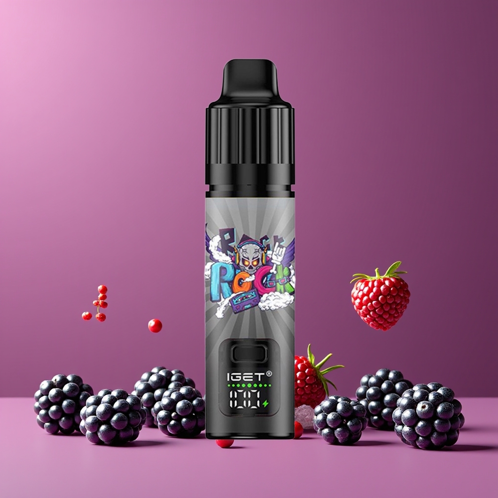 Mûre Glacée IGET BAR PLUS S3 POD 10000 Puffs Belgique Grossiste 18 ml 5