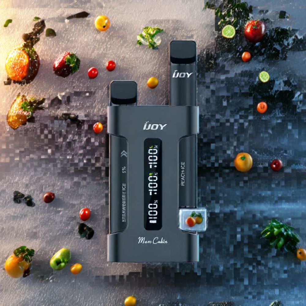 Noir IJOY Mars Cabin 600 Puffs Belgique Grossiste 2ml 16mg
