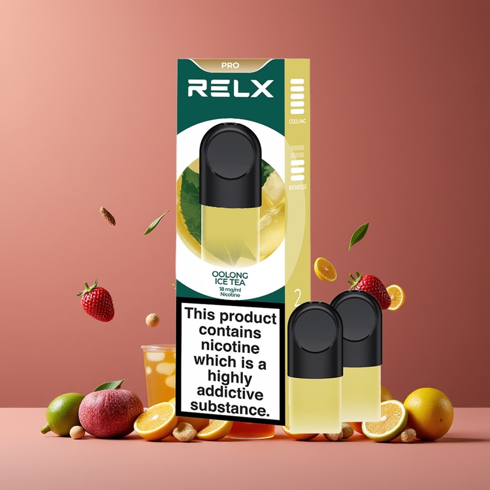Oolong Thé Glacé RELX Pod Pro 19 ml Belgique Grossiste Goût Exquis  Expérience Ultra Douce