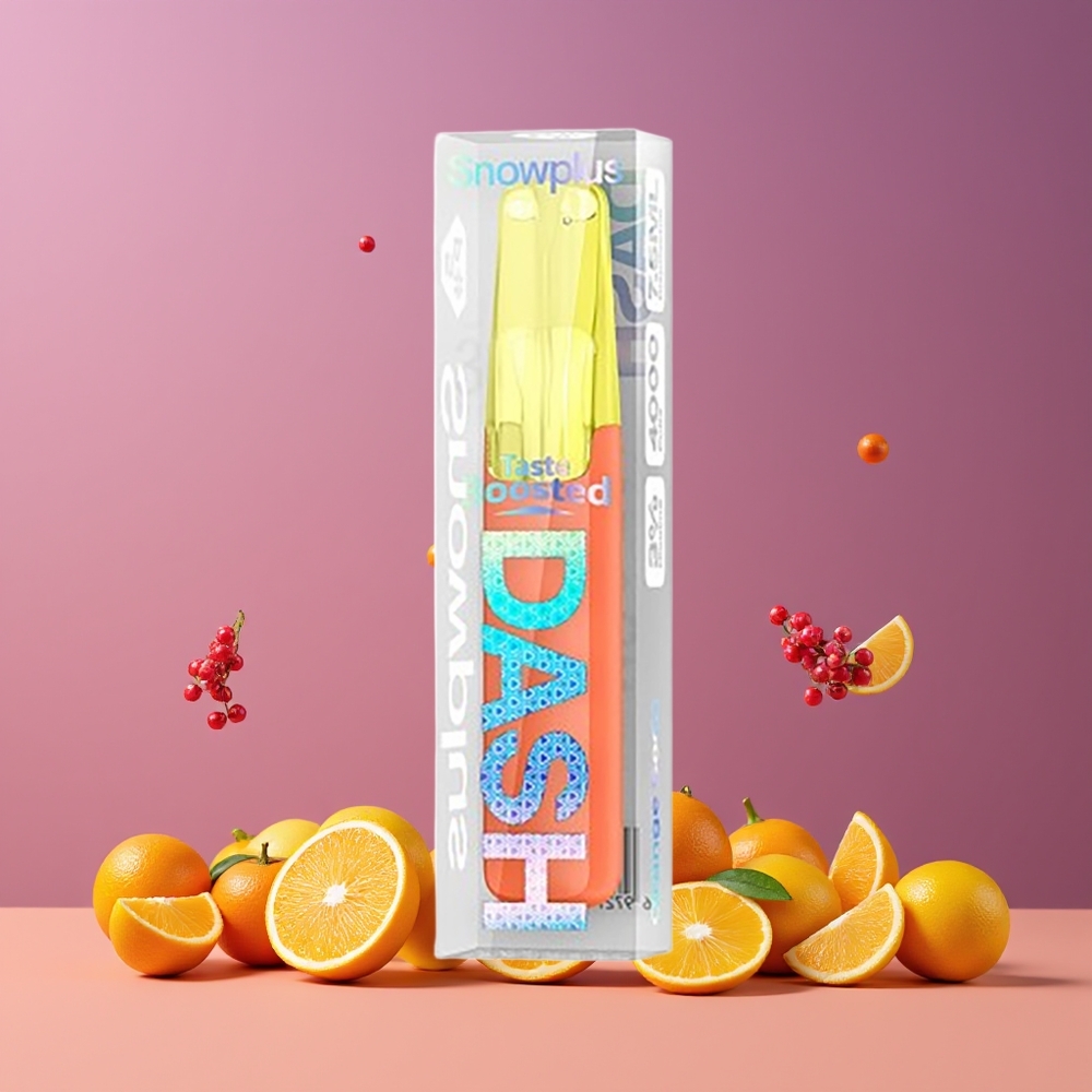 Orange Soda Snowplus Dash 4000 Puffs Belgique Grossiste 75 ml 3 5