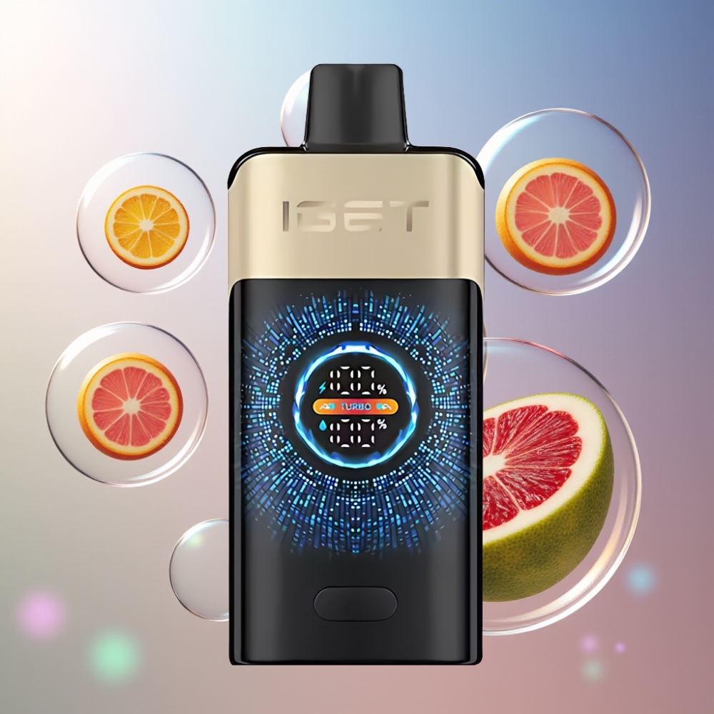 Orange Tropical IGET ONE 12000 Puffs Belgique Grossiste Écran Courbé Grand et 2700 mAh