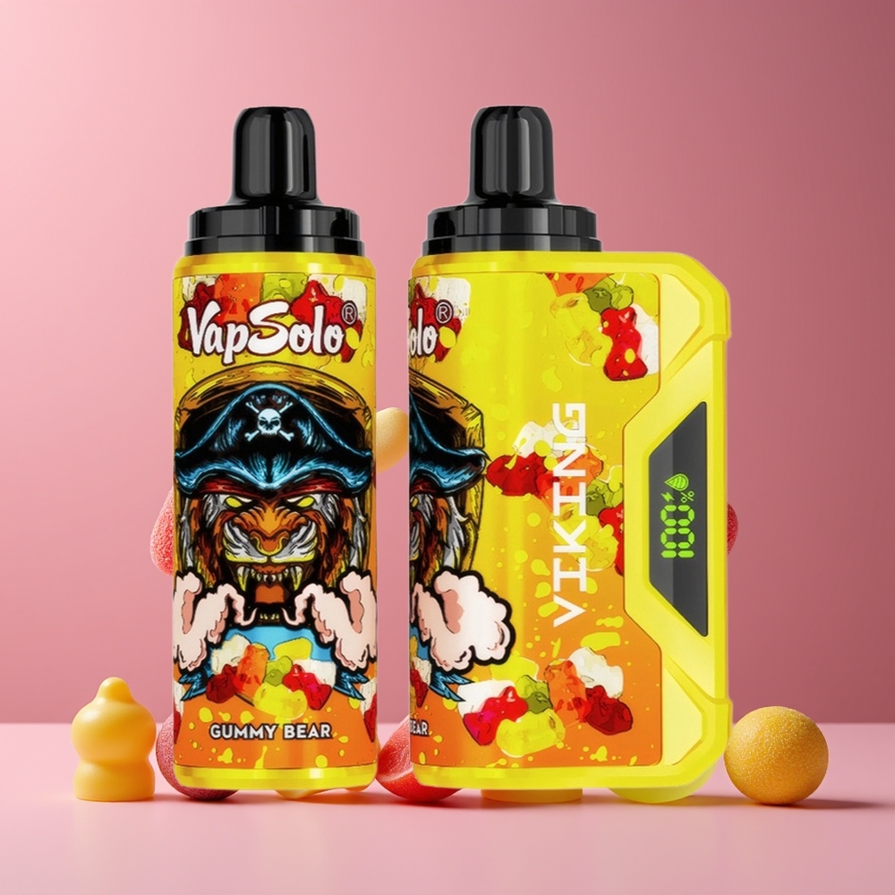 Ours Gummy Bear VapSolo VIKING 12000 Puffs Belgique Grossiste 22ml Type-C