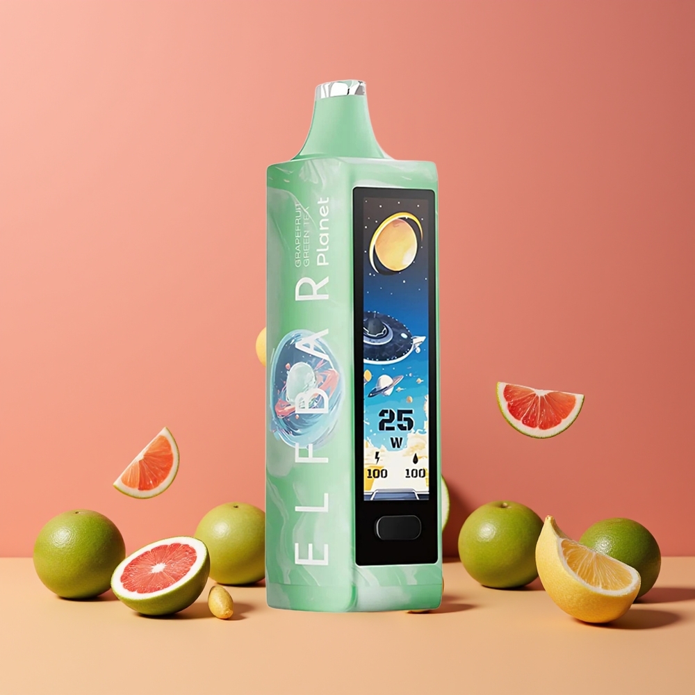 Pamplemousse Thé Vert ELF BAR Planet 25000 Puffs Belgique Grossiste 18ml 800mAh Mesh