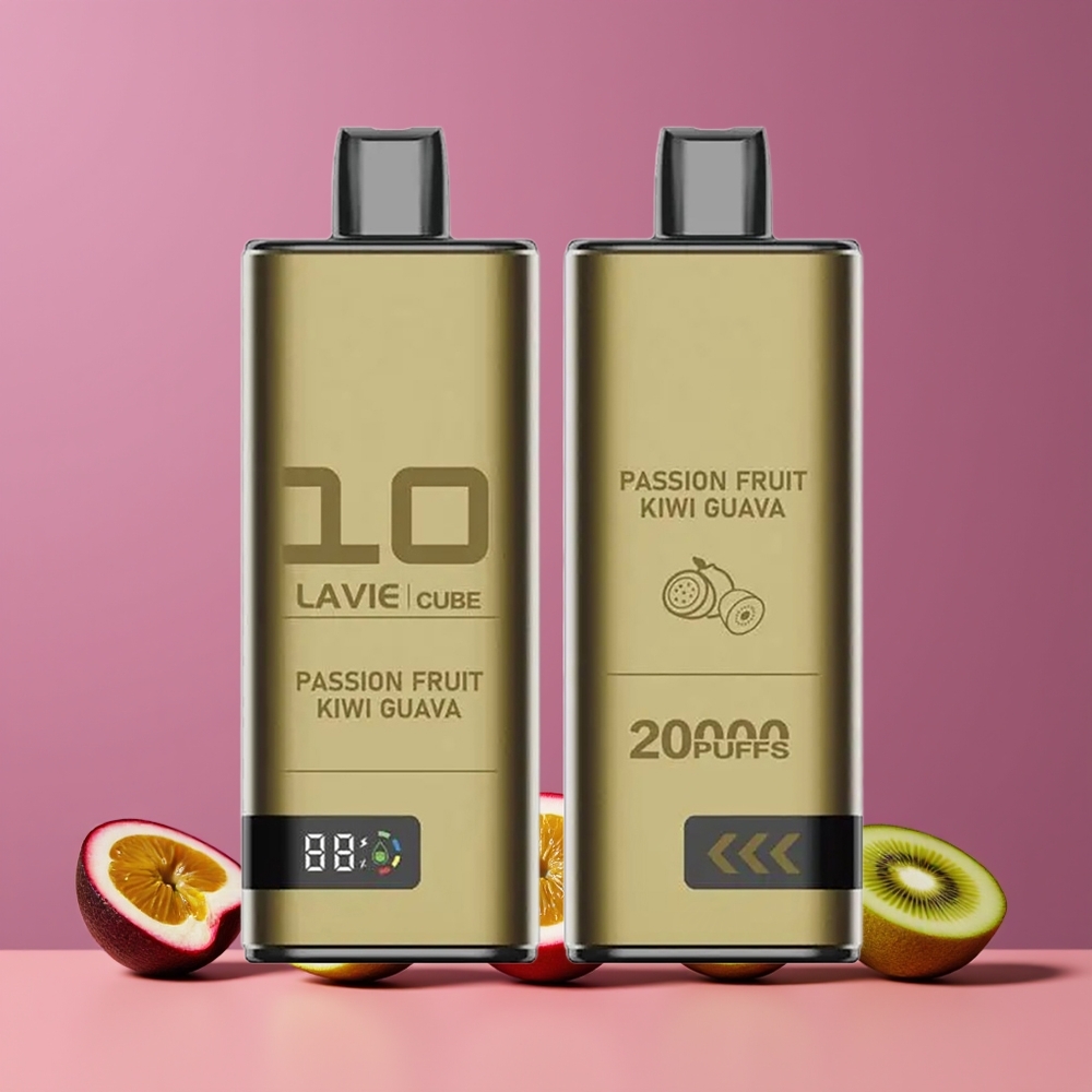 Passion Fruit Kiwi Goyave Lavie Cube 20000 Puffs Belgique Grossiste 28ML Type C