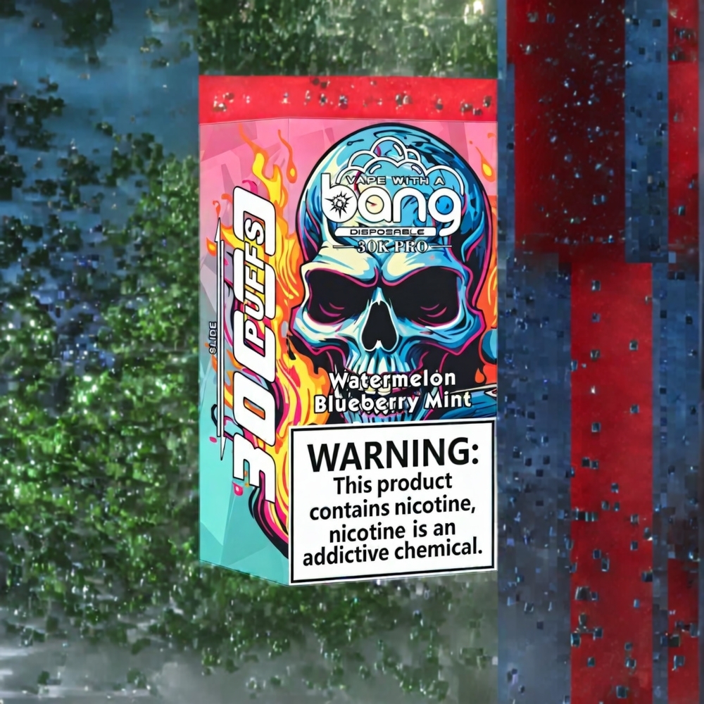 Pastèque  Menthe Bleuet Bang 30K Pro 30000 Puffs Belgique Grossiste 36ml Dual-Saveur