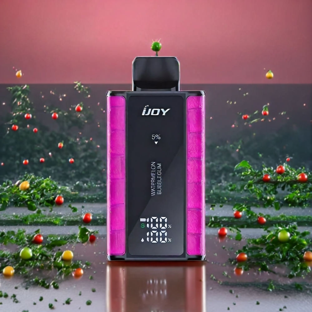 Pastèque Bubblegum IJOY Captain 10000 Puffs 18ml Belgique Grossiste 5 Nicotine