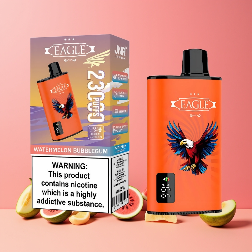 Pastèque Bubblegum JNR Eagle Smart 23000 Puffs Belgique Grossiste 25ml 2