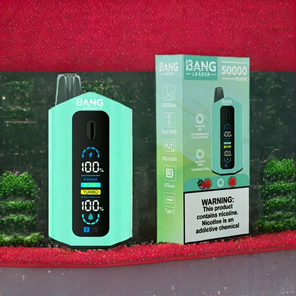 Pastèque-Fraise Bang Leader 50000 Puffs Belgique Grossiste 13400mAh 36ml E-liquide