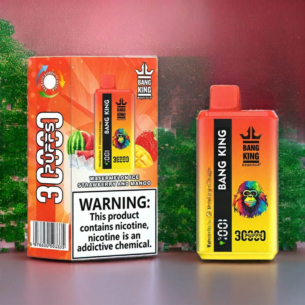 Pastèque Fraise Mangue Bang King 30000 Puffs Belgique Grossiste 36ml Type-C