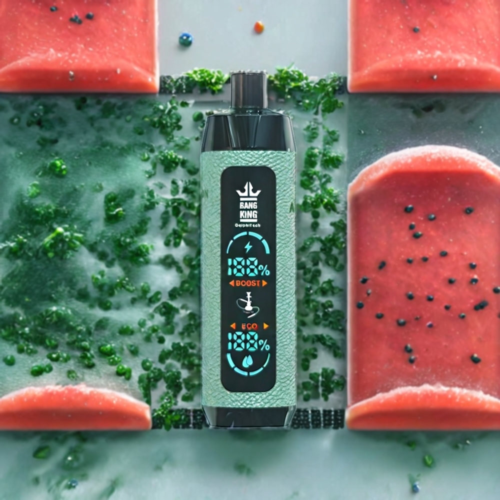 Pastèque Glace Bang King Shisha 25000 Puffs 30ml Belgique Grossiste