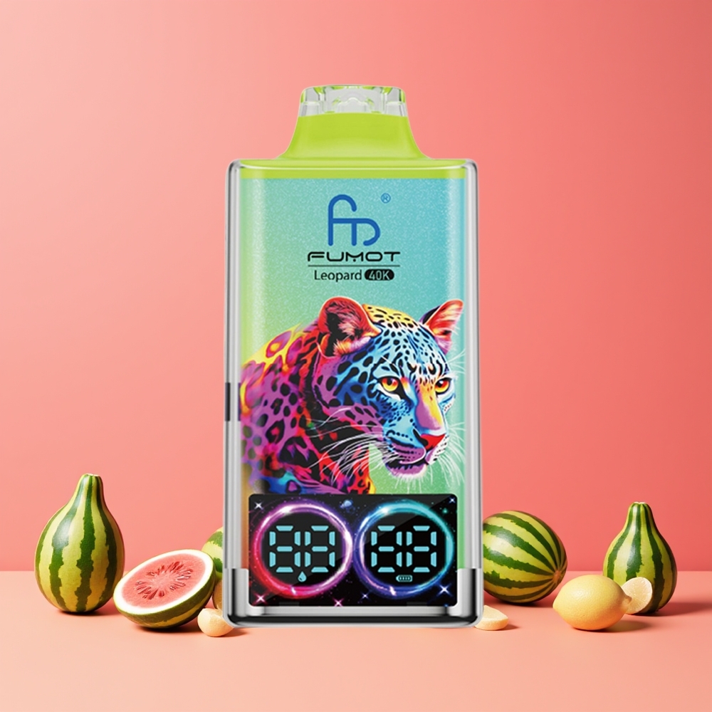 Pastèque Glacée Fumot Léopard 40K Puffs Dual Mesh 5 Belgique Grossiste
