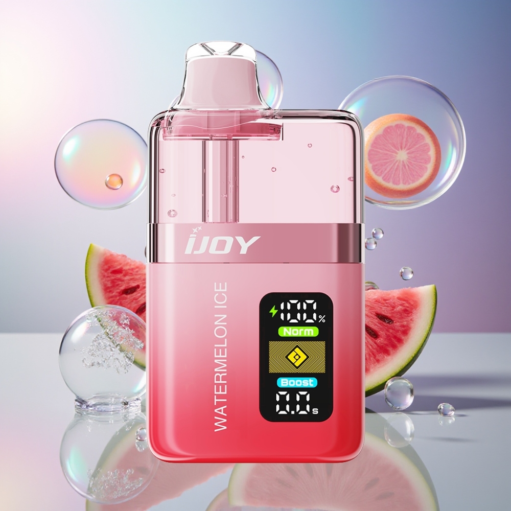 Pastèque Glacée IJOY XP50000 50000 Puffs Belgique Grossiste 04ohm Dual Mesh Type-C