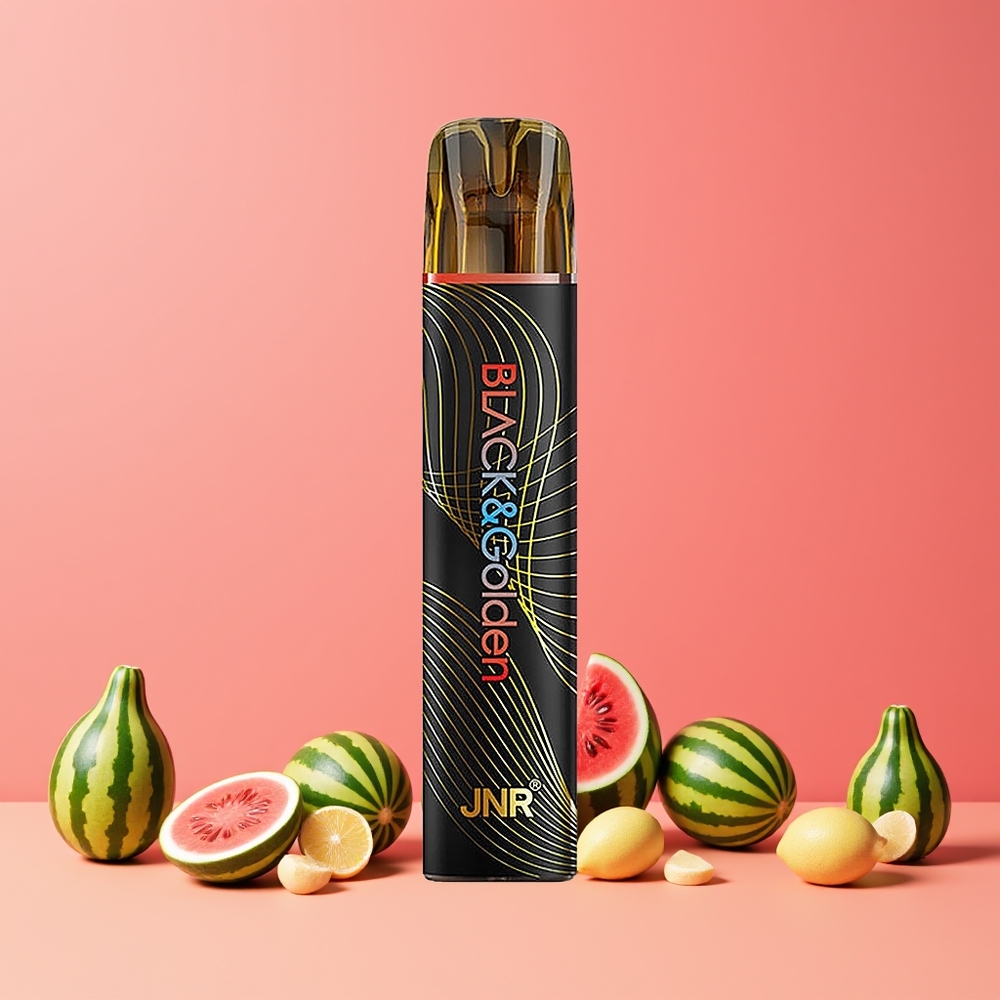 Pastèque Glacée JNR BlackGolden 800 Puffs Belgique Grossiste 550mAh 2 Nicotine
