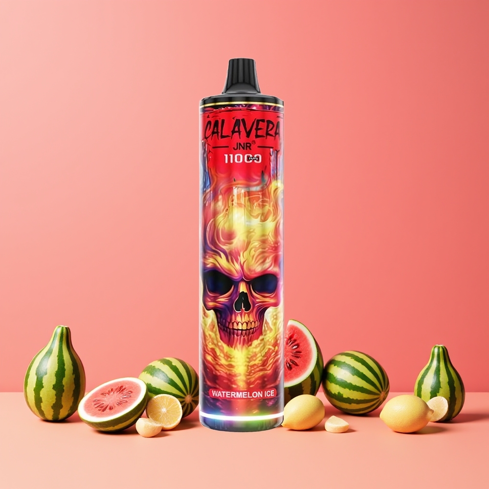 Pastèque Glacée JNR Calavera 11000 Puffs Belgique Grossiste 850mAh 21ml