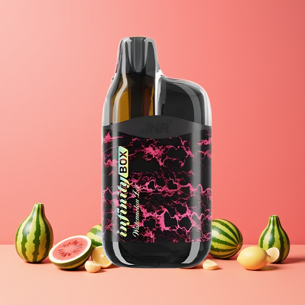 Pastèque Glacée JNR Infinity Box 10700 Puffs 15ml Belgique Grossiste Sans Recharge