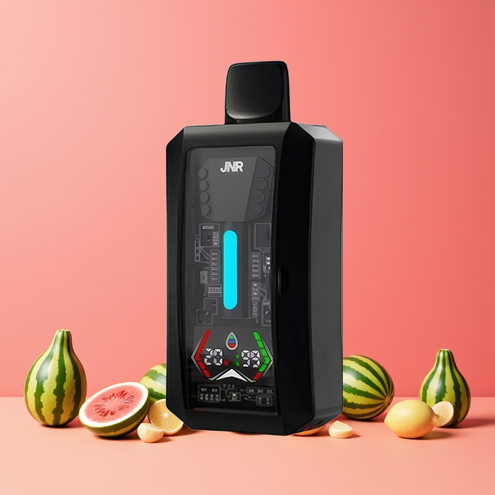 Pastèque Glacée JNR Tank Pro 33000 Puffs 28ml Belgique Grossiste Dual Mesh Coil