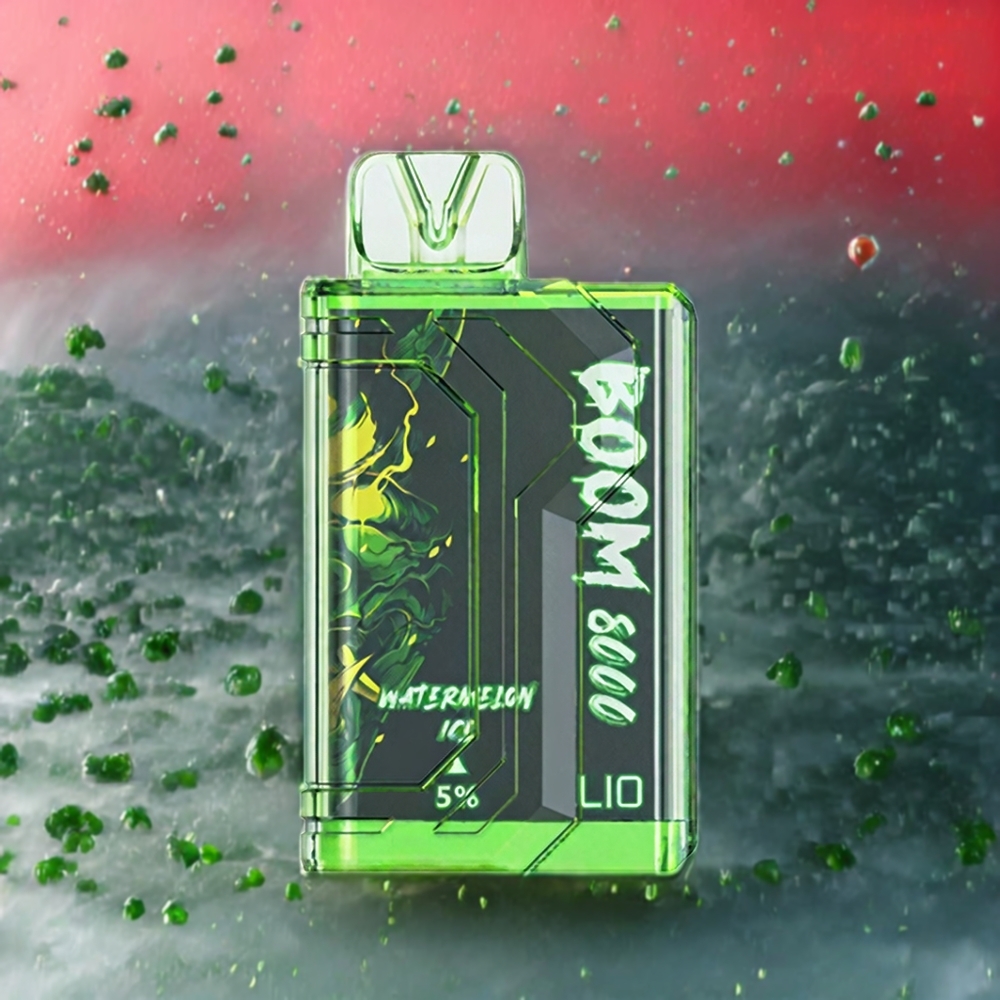 Pastèque Glacée LIO BOOM PRO 8000 Puffs Belgique Grossiste 15ml 5