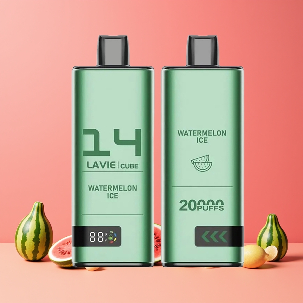 Pastèque Glacée Lavie Cube 20000 Puffs Belgique Grossiste 28ML Type C