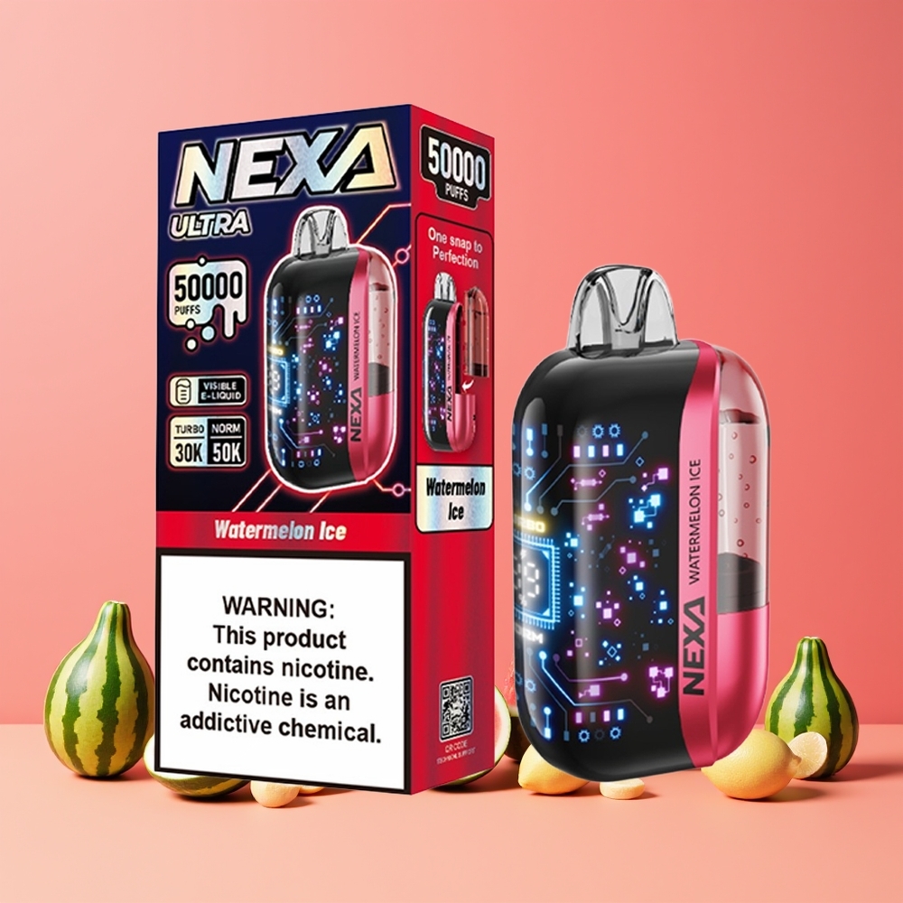 Pastèque Glacée NEXA Ultra 50000 Puffs Belgique Grossiste 20ml 5