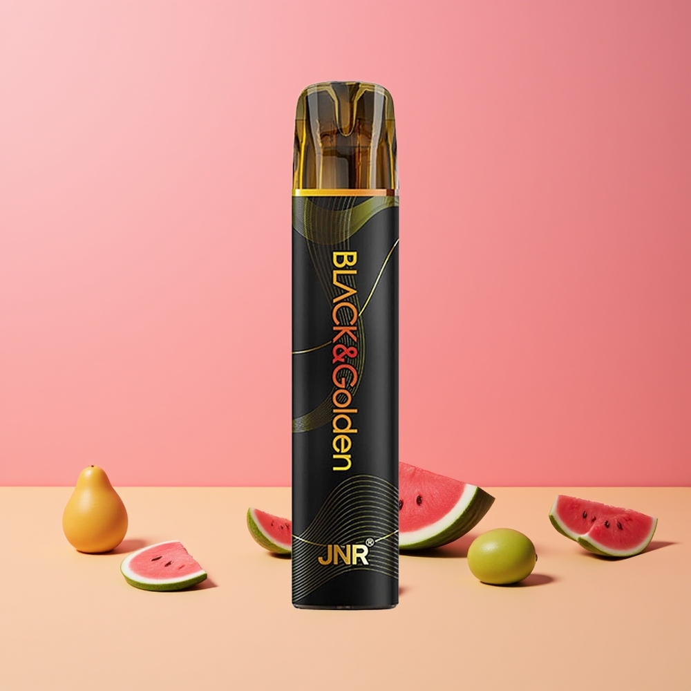 Pastèque Gomme Bulle JNR BlackGolden 800 Puffs Belgique Grossiste 550mAh 2 Nicotine