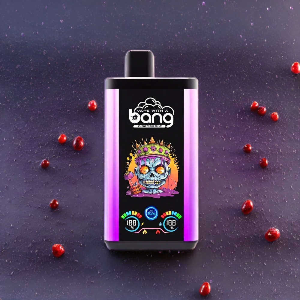 Pluie Violette  Fraise Framboise Cerise Glace Bang Pro 30K 30000 Puffs Belgique Grossiste 36ml Dual-Saveur