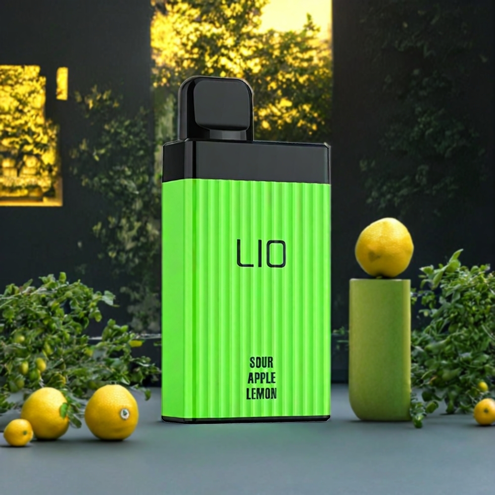 Pomme Acidulée Citron LIO BOXX 4000 Puffs Belgique Grossiste 10ml 50mg