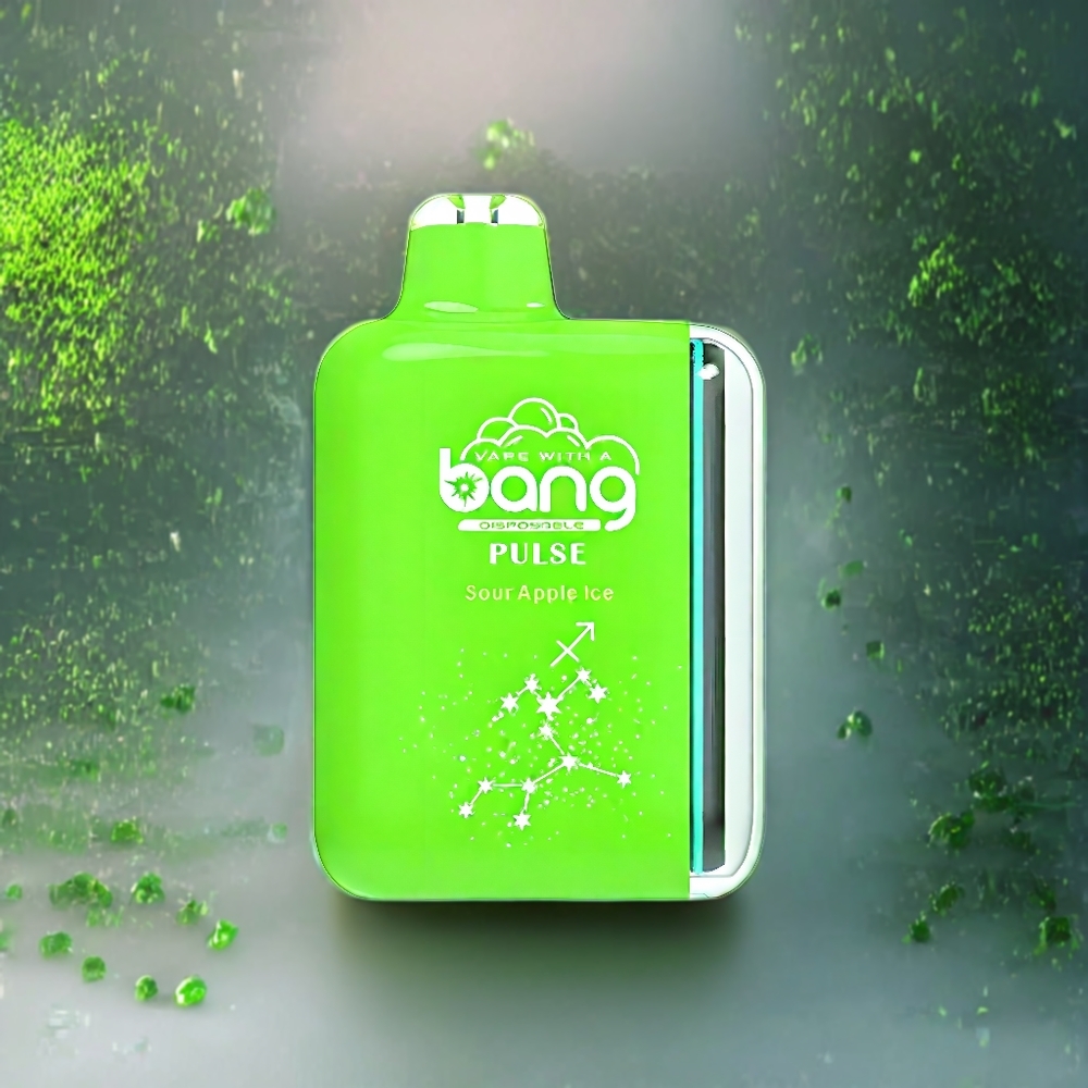 Pomme Acidulée Glace Bang Pulse 18000 Puffs Belgique Grossiste 26ml 5