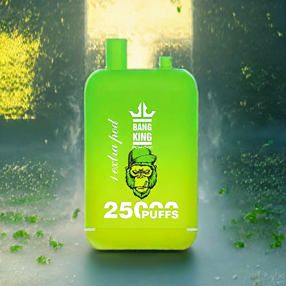 Pomme Acidulée Glaciale Bang King 25000 Puffs 46ml Belgique Grossiste Dual Pod System