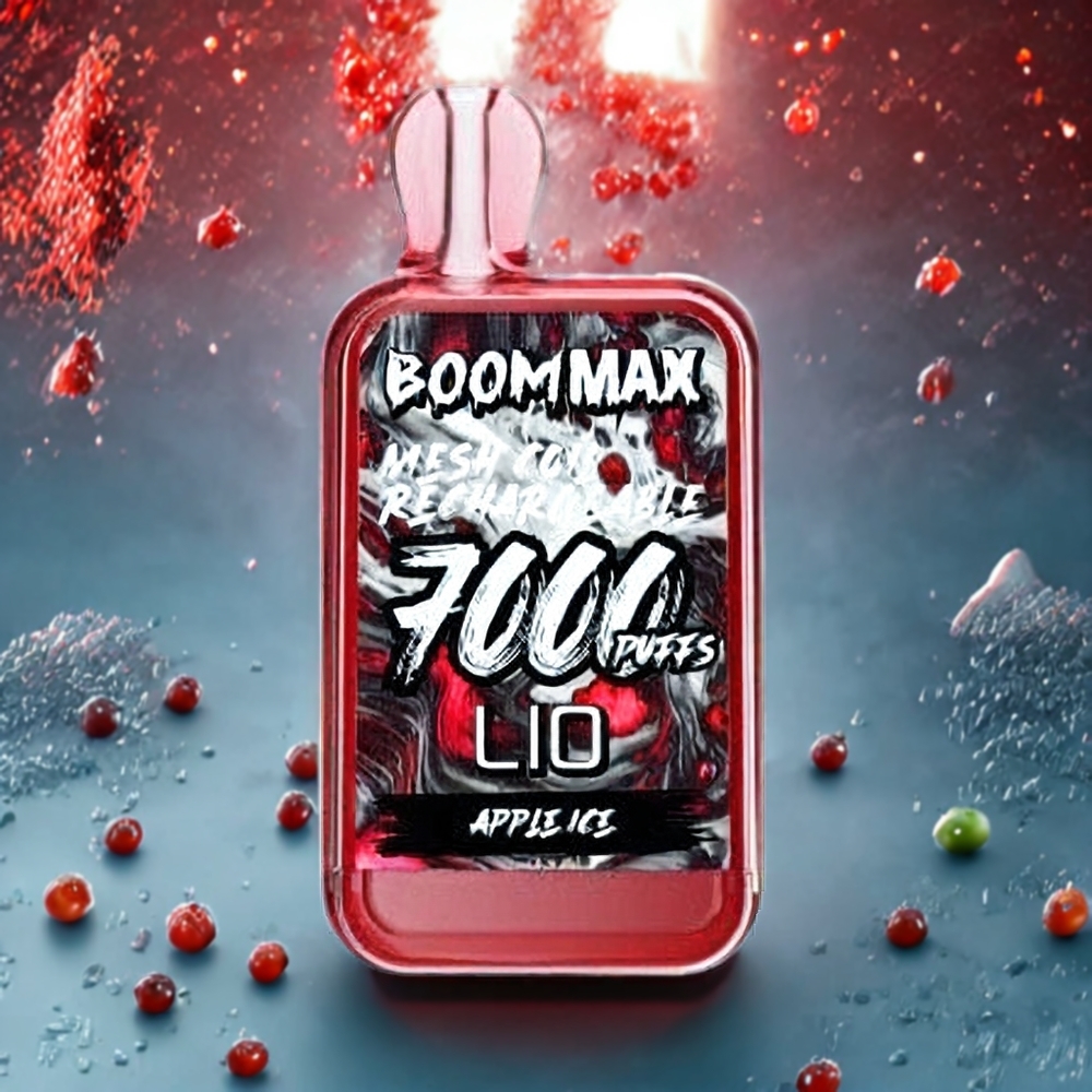 Pomme Glacée LIO BOOM MAX 7000 Puffs 15ml Belgique Grossiste 650mAh