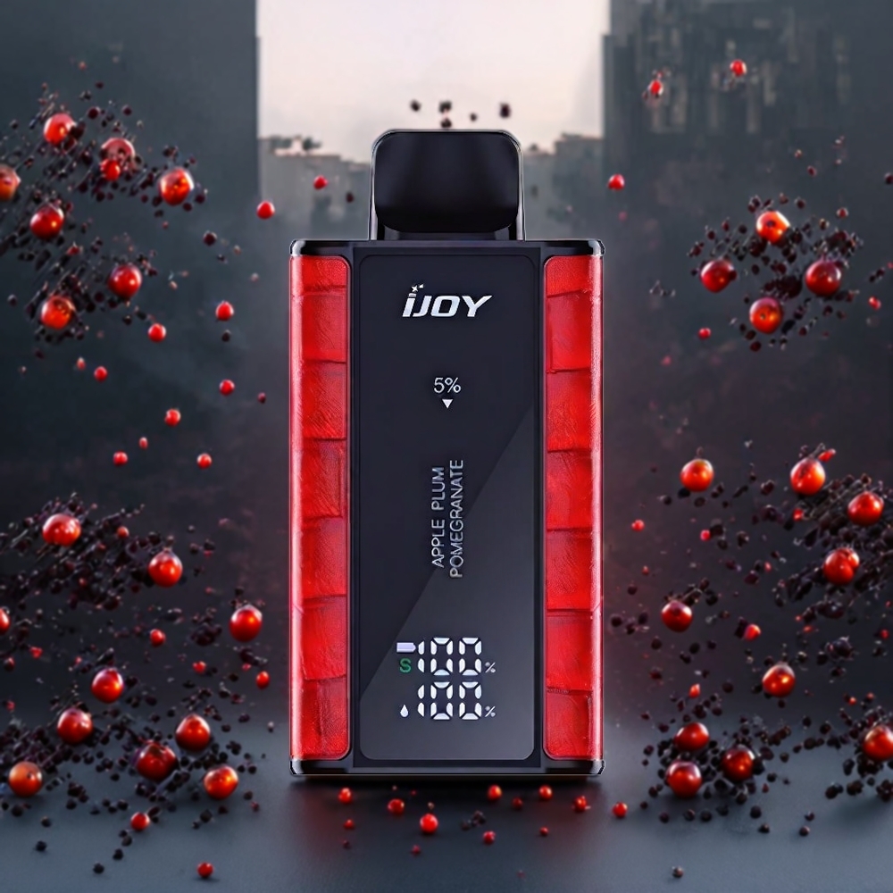 Pomme Grenade IJOY Captain 10000 Puffs 18ml Belgique Grossiste 5 Nicotine