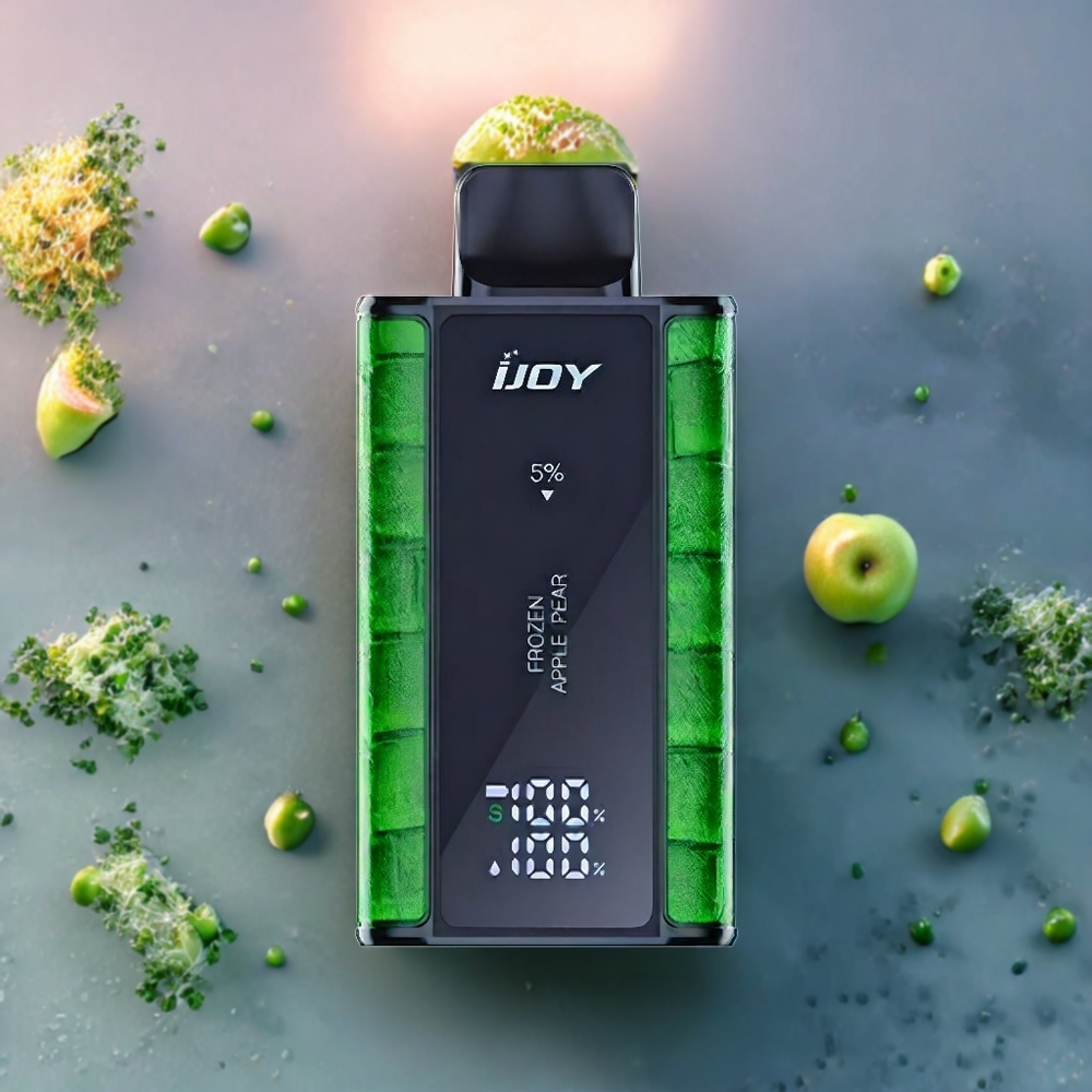 Pomme Poire Glacée IJOY Captain 10000 Puffs Belgique Grossiste 18ml 5