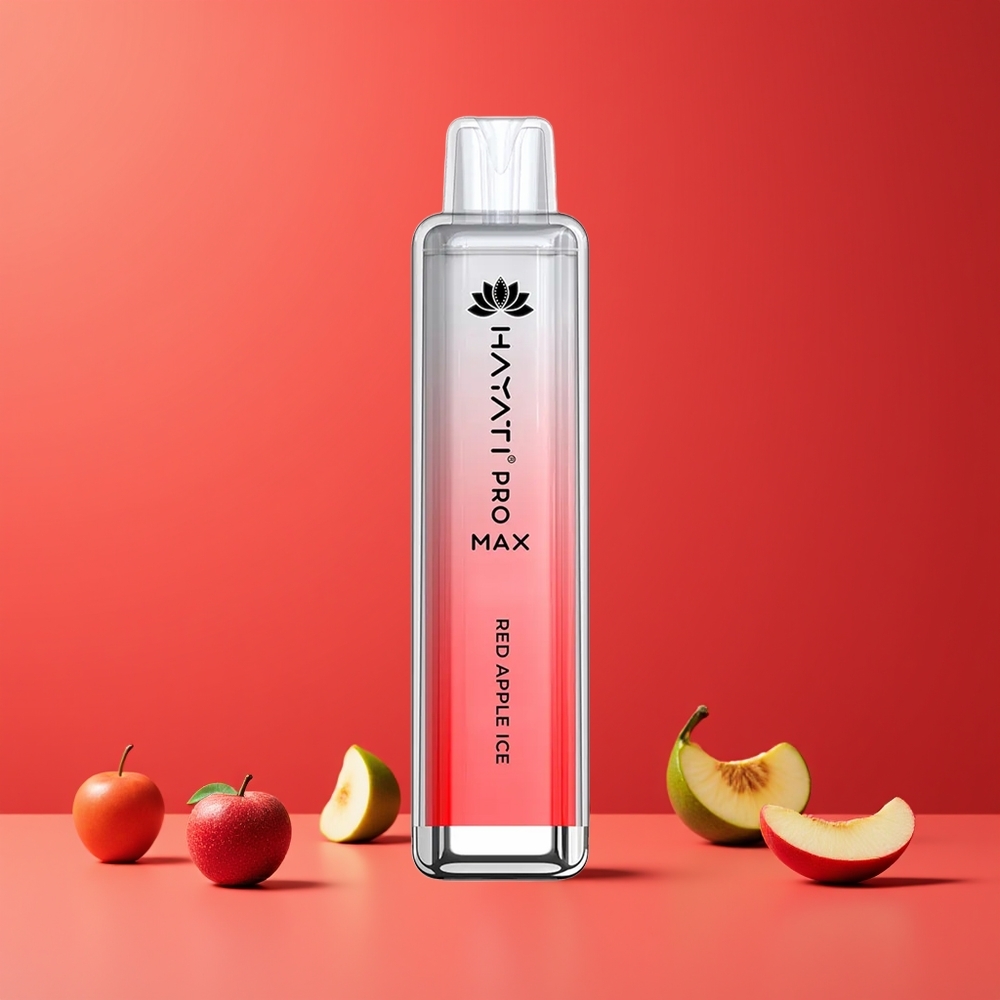 Pomme Rouge Glace Hayati Pro Max 4000 Puffs Belgique Grossiste 2 Nicotine 1400mAh