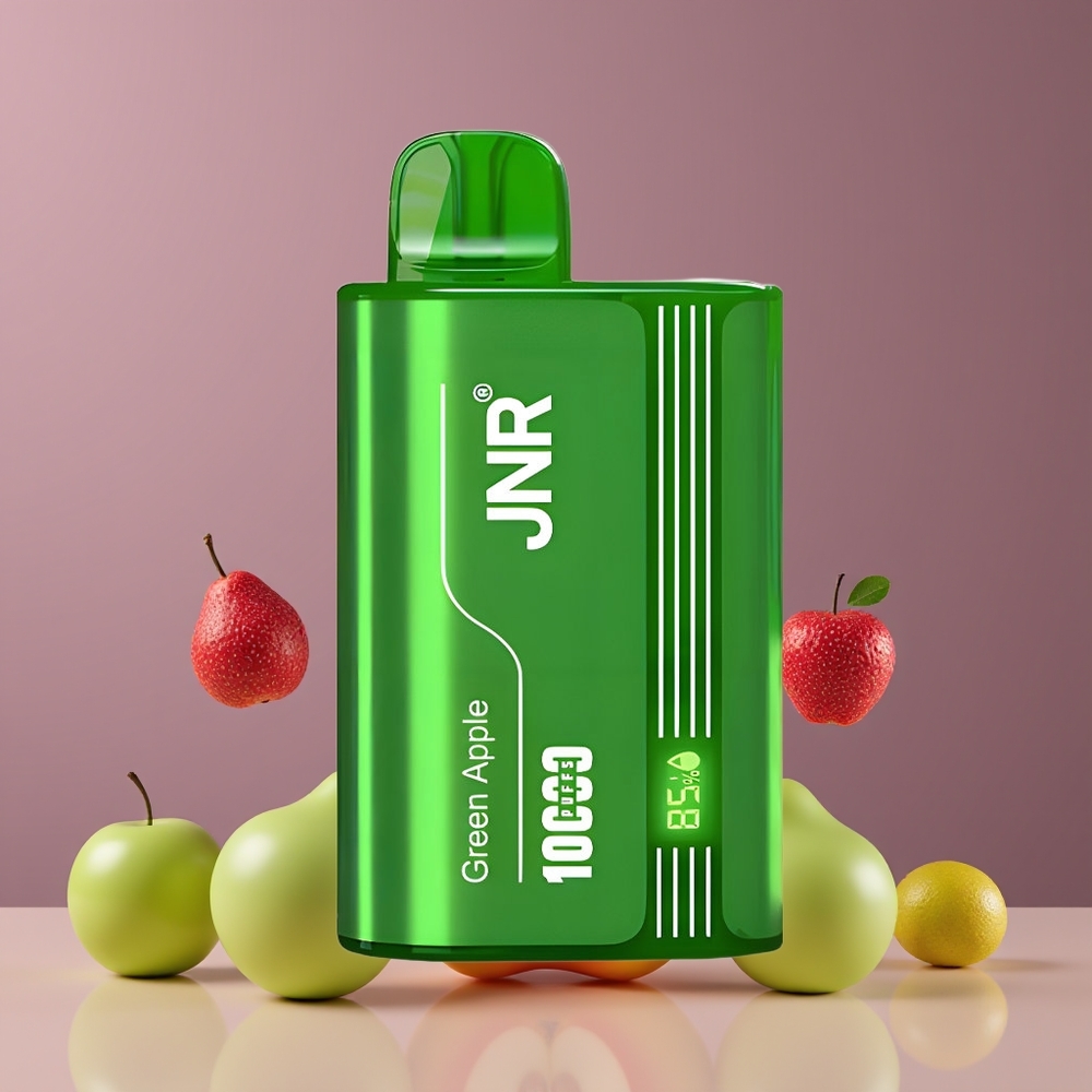 Pomme Verte Poire JNR Tank 10000 Puffs Belgique Grossiste Affichage Numérique Double Mesh