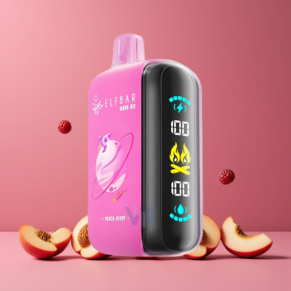 Pêche Baie ELF BAR RAYA D3 25000 Puffs Belgique Grossiste 23ml Type-C