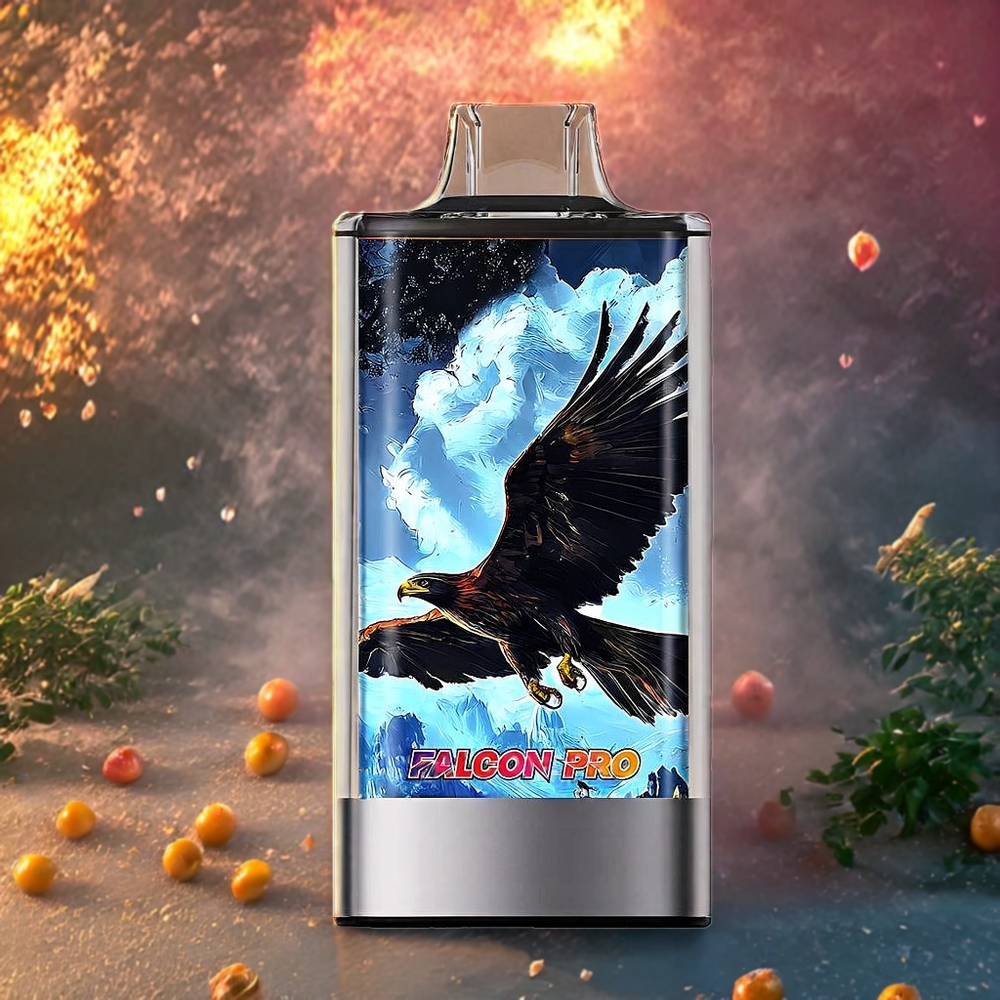 Pêche Blanche Framboise JNR Falcon Pro 28000 Puffs Belgique Grossiste 30ml Écran Intelligent
