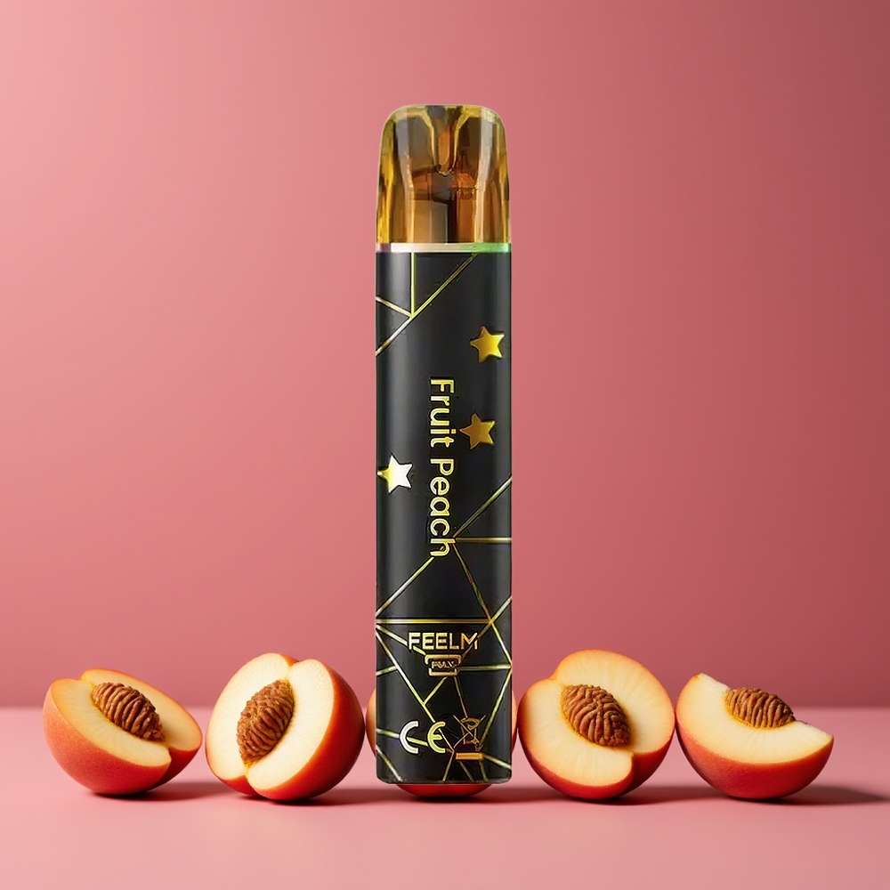 Pêche Fruit JNR BlackGolden 800 Puffs 2 Nicotine Belgique Grossiste TPD