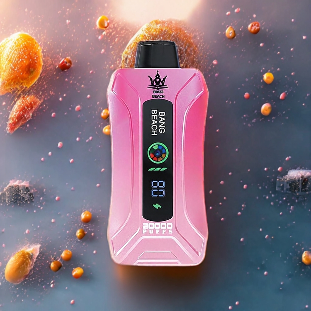 Pêche Glacée Bang Beach 20000 Puffs Belgique Grossiste 35ml Smart Screen