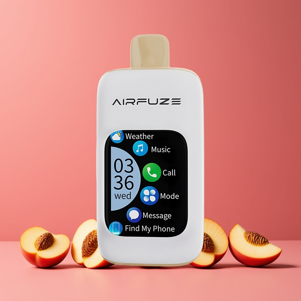 Pêche Juteuse AirFuze Smart 30000 Puffs Belgique Grossiste 900mAh Type-C