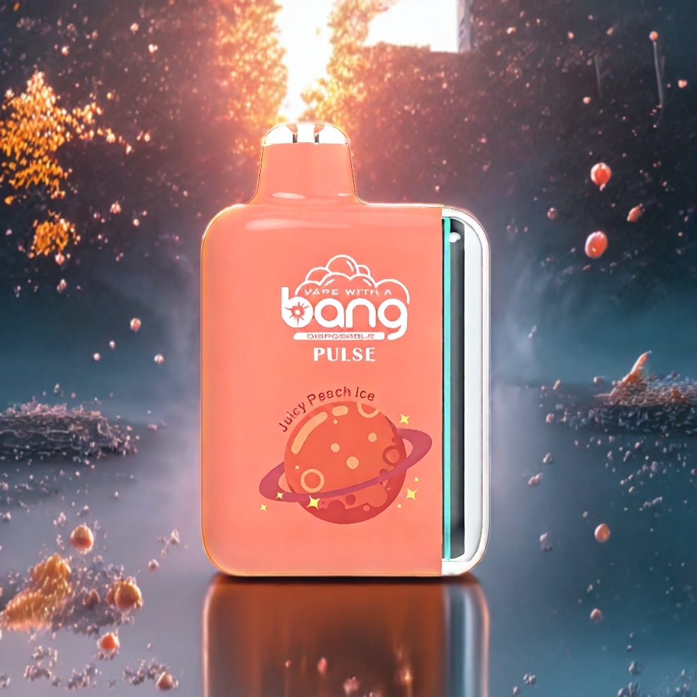 Pêche Juteuse Glacée Bang Pulse 18000 Puffs Belgique Grossiste Type-C 650mAh