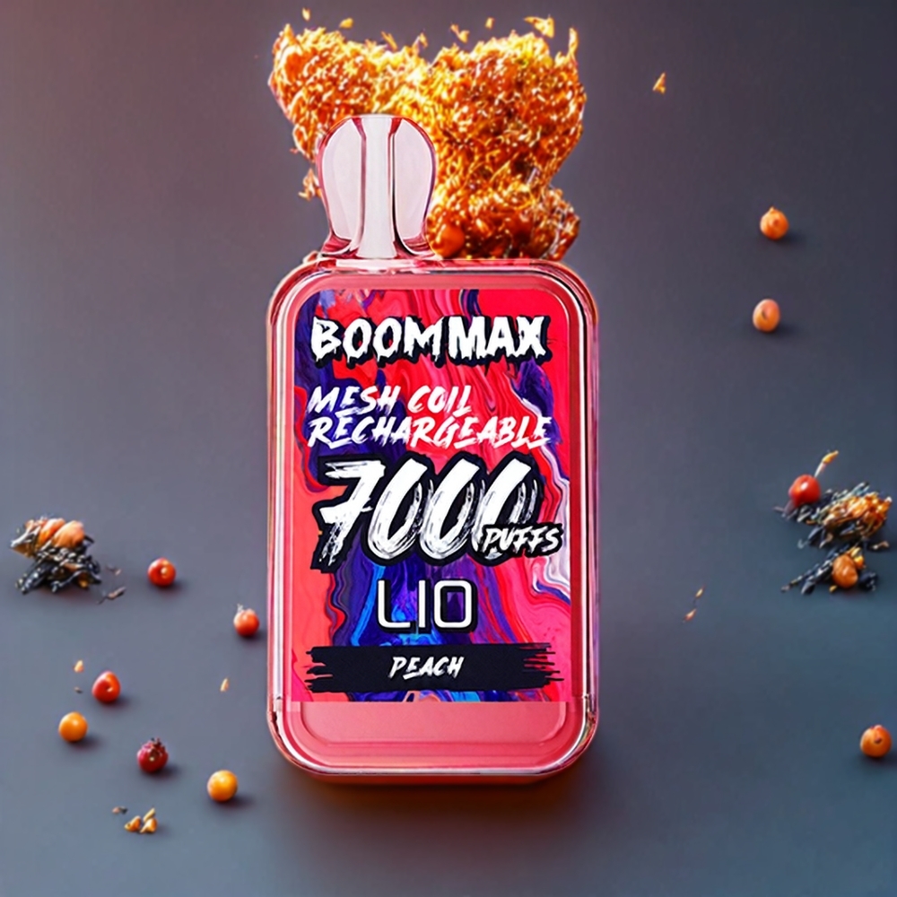 Pêche LIO BOOM MAX 7000 Puffs 15ml Belgique Grossiste 650mAh