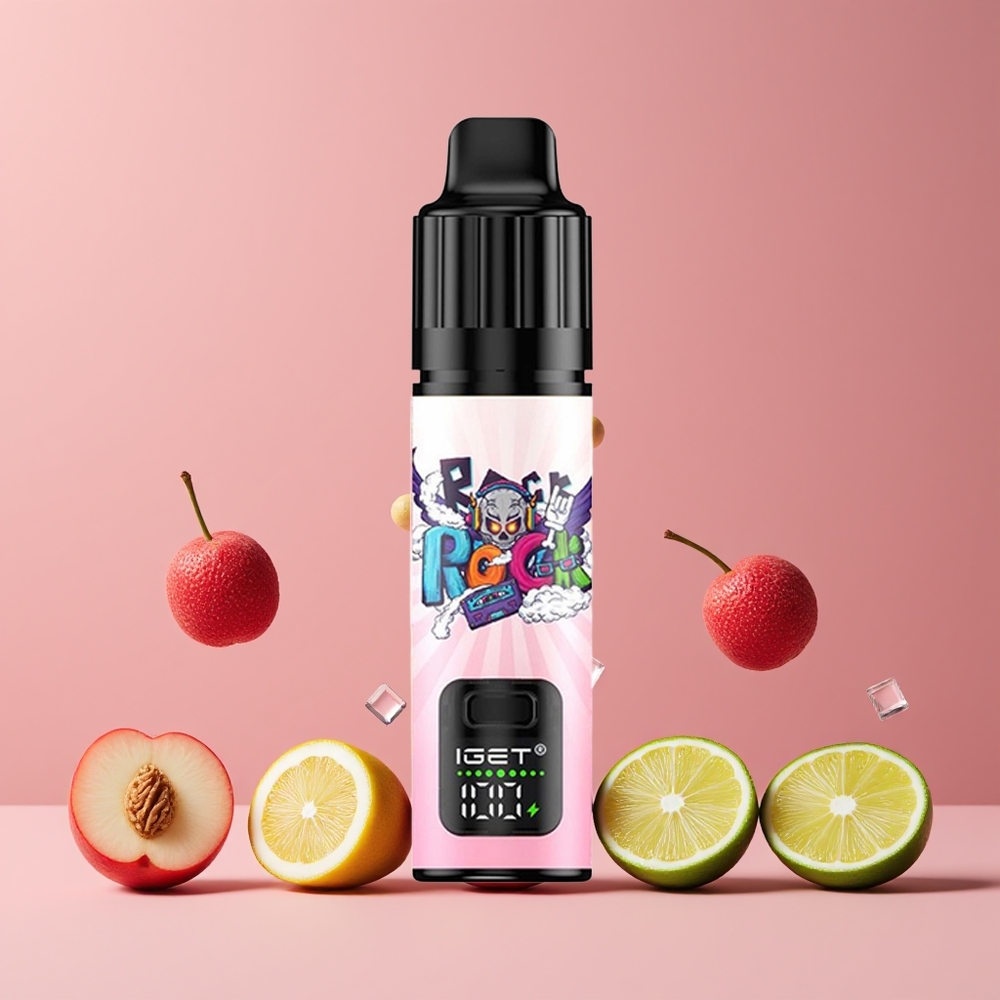 Pêche Lychee Citron Vert Glacé IGET BAR PLUS S3 POD 10000 Puffs 950 mAh Belgique Grossiste