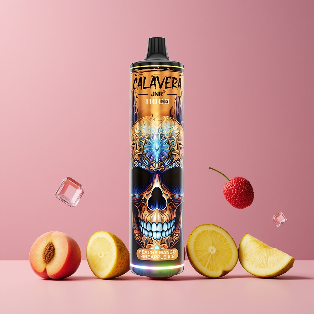 Pêche Mangue Ananas Glacé JNR Calavera 11000 Puffs Belgique Grossiste 21ml 850mAh