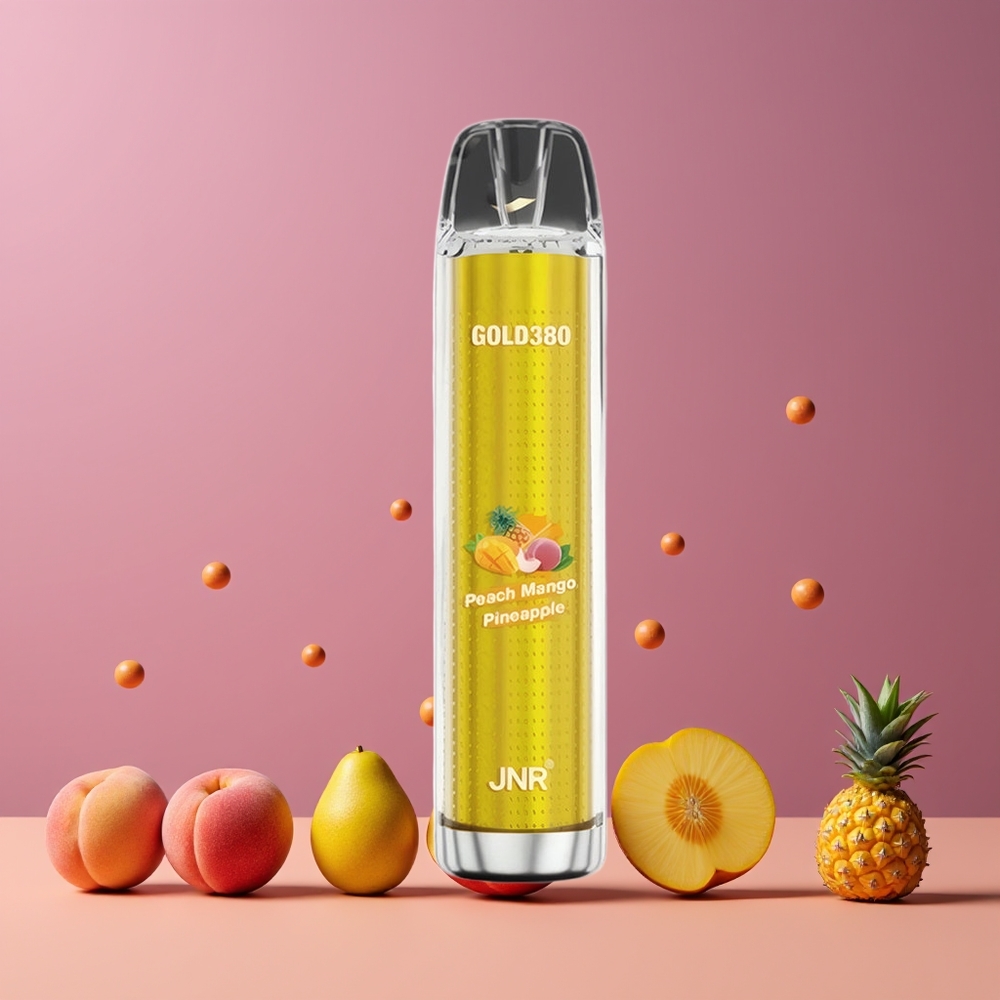 Pêche Mangue Ananas JNR Glod380 6000 Puffs Belgique Grossiste 1500mAh 13ml