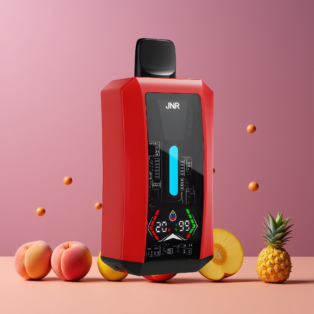 Pêche Mangue Ananas JNR Tank Pro 33000 Puffs 2 Belgique Grossiste 28ml