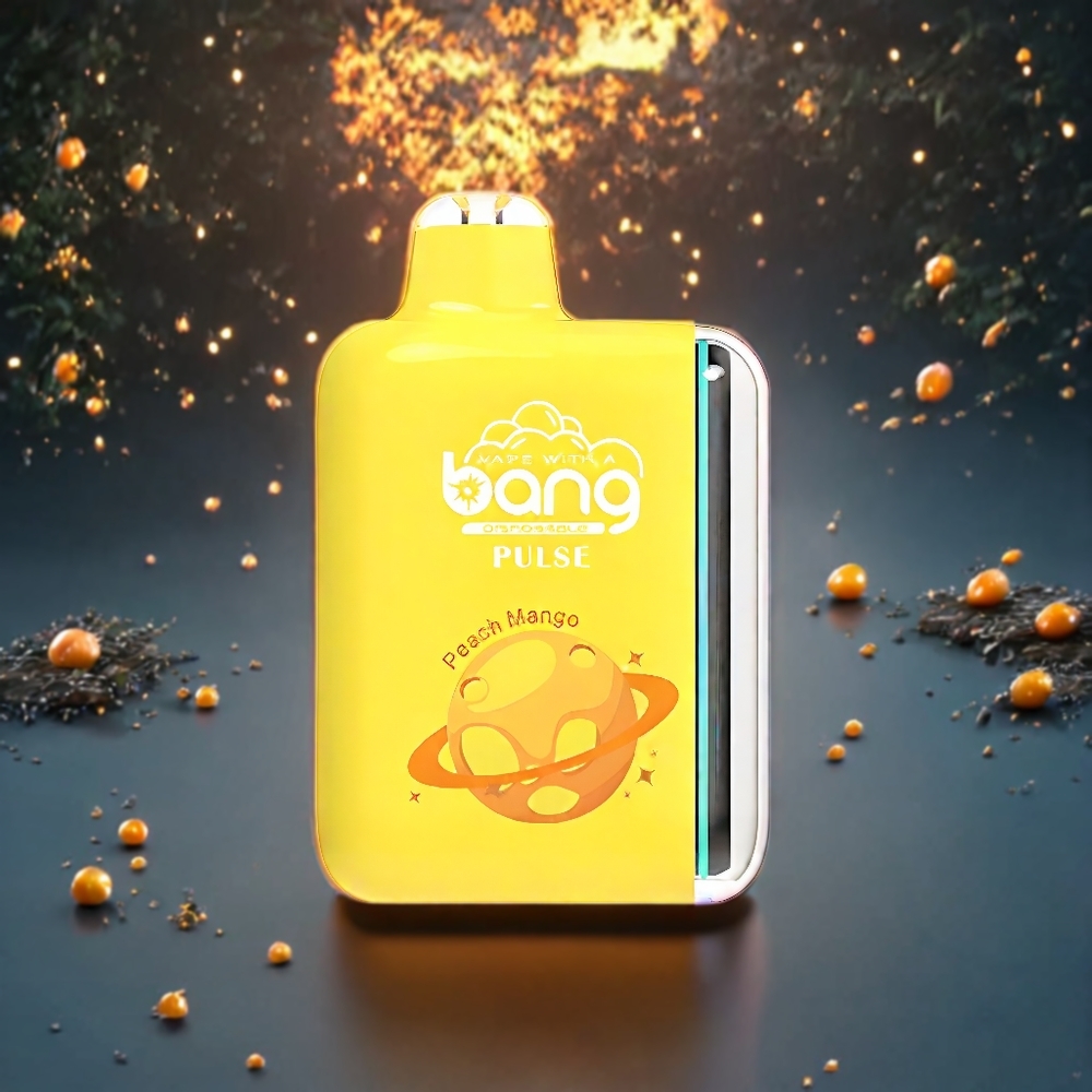Pêche Mangue Bang Pulse 18000 Puffs Belgique Grossiste 26ml 5 Nicotine