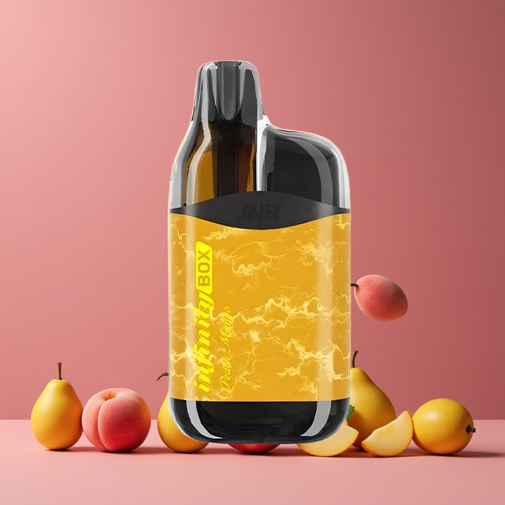 Pêche Mangue JNR Infinity Box 10700 Puffs Belgique Grossiste 15ml 2