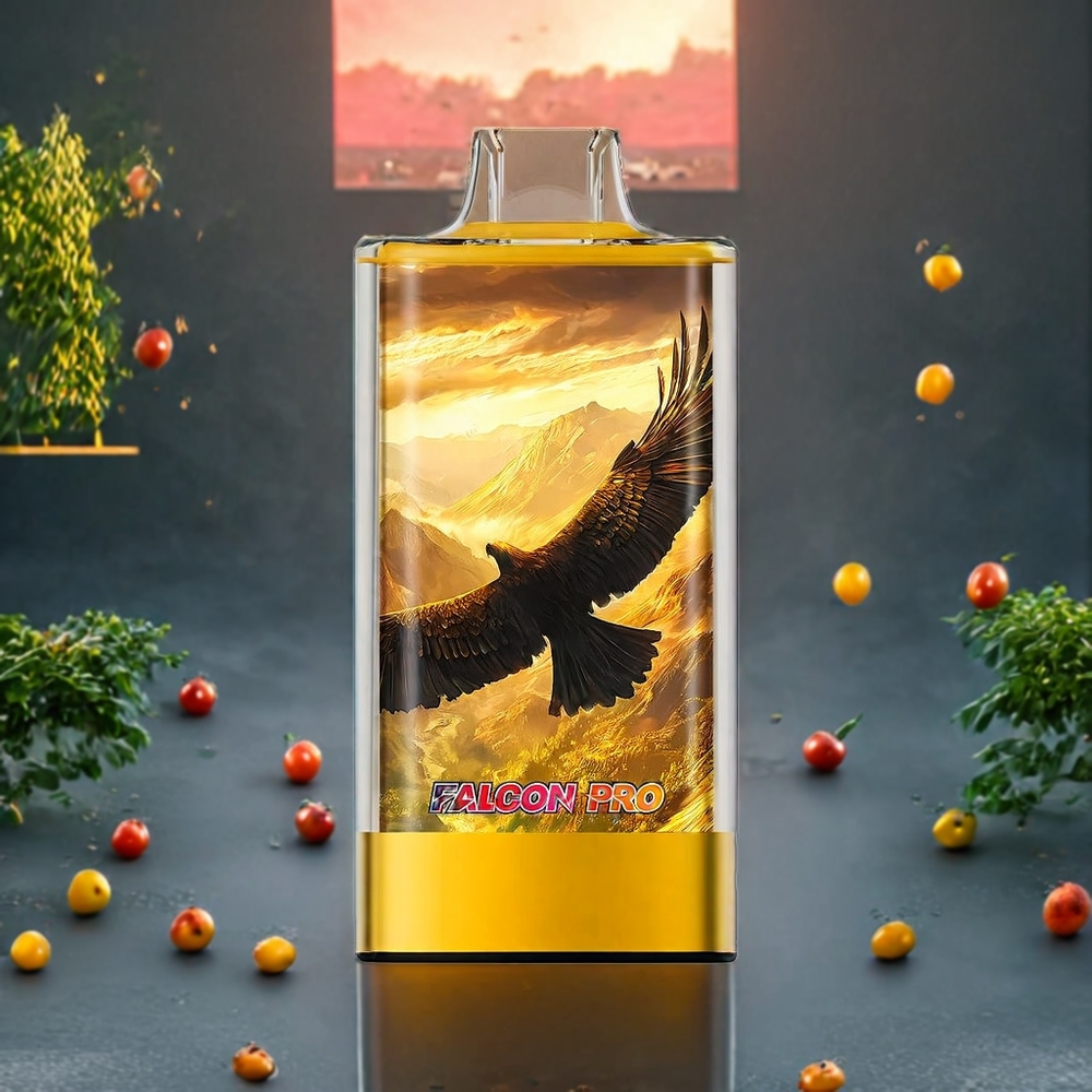 Pêche Mangue Pastèque JNR Falcon Pro 28000 Bouffées Belgique Grossiste 30ml Dual Mesh