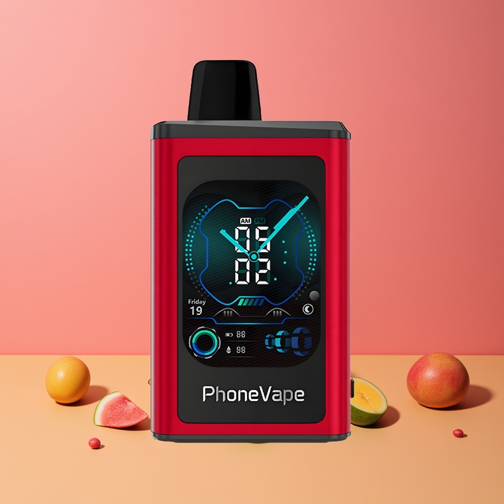 Pêche Mangue Pastèque JNR PhoneVape 30000 bouffees Belgique Grossiste Rechargeable 5 Nicotine